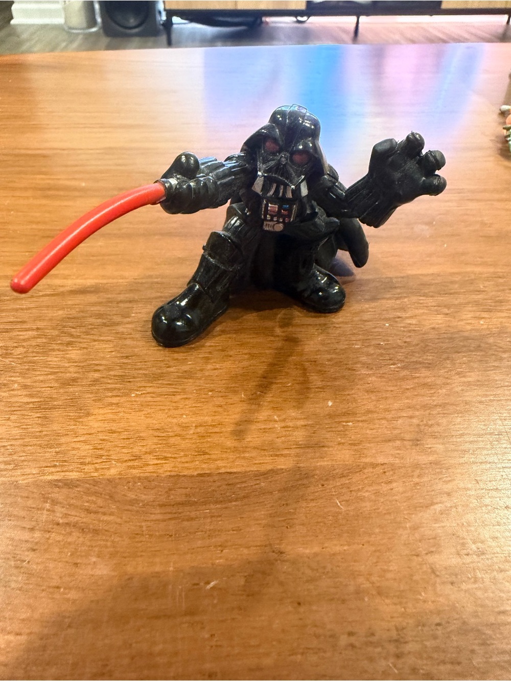Hasbro Black Darth Vader Figure with Red Lightsaber